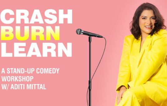 Crash, Burn, Learn: A stand-Up Comedy intensive with Aditi Mittal